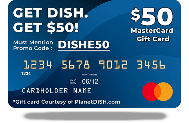 Get a $50 Gift Card with a Student Discount Code from DISH