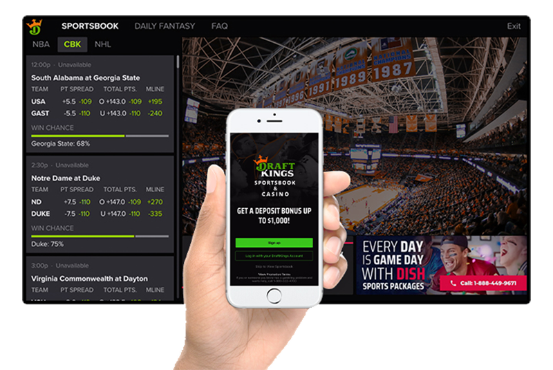 How to Access DraftKings Through DISH