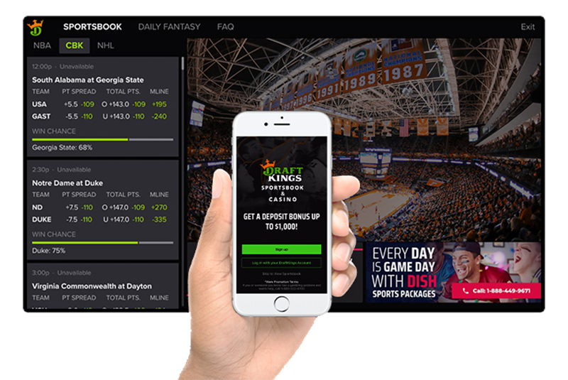 How to Access DraftKings Through DISH