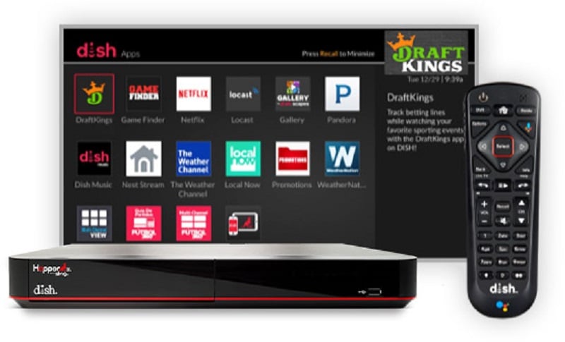 DraftKings App on DISH’S Advanced Hopper Receiver